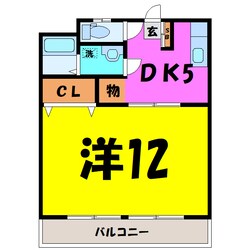 岡田マンション（高崎市貝沢町）の物件間取画像